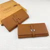 Women Designer Wallets Wear-resistant Leather Wallet European and American Style Anti-theft Long Top Layer Cowhide Two-fold Money Clip