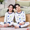 Pigiama Autunno Ragazza Ragazzi Pigiama Set Abbigliamento per bambini Completo Top + Pantaloni Indumenti da notte Cotone Cartoon Panda Pigiama Bambini Pigiama Abbigliamento da notte