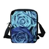 Evening Bags BELIDOME Blue Rose Flower Design Small Handbags Travel Girls Cross Body Female Shoulder Portable Children School