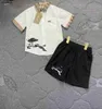 Yeni çocuk eşofman yaz bebek kıyafetleri kızlar kısa kollu gömlek seti 90-140 erkek tasarımcı tişörtler ve şort Dec05