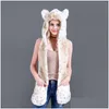 Chapeaux Foulards Ensembles Designer de mode Femmes Hatsmens et peluche hiver Insationmink Skin Ski Brandhigh-End Insation Hatsfashion Pa Otk04