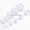 Decorações de Natal Moda Clear Bolas de Plástico Enfeites Bola de Natal Fillable DIY Ornamento Casamento Ano Novo Decoração Drop Deli Dh0Rl