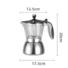 Kahve Potları Paslanmaz Yapımcı Espresso Aksesuarları Moka Pot İtalyan Makine Taşınabilir Çelik Yapımcıları Kahve Takım Mutfak Yemek Bar 231214