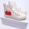 All starsd canvas platform shoes 1970s cdgs play x conversity high heart with big eyes chuck boot skateboard sneakers love purple hike taylors women trainer