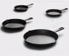 Cast Iron Nonstick 1426cm Skillet Frying Flat Pan Gas Induction Cooker iron pot Egg Pancake Pot Kitchen Dining Tools Cookware4055359