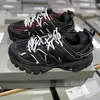 Skor designer sneakers mens kvinnliga tränare utomhus kör jogging träning tak3 svart trippel vit dimma blå gummiplattform