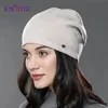 BeanieSkull Caps femmes chapeau tricoté laine chapeaux pour hiver Hip-hop Style Gorros pour femme bonne qualité casquettes décontractées 231215