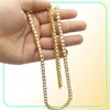 New Mens Gold Gold Out Diamond Hip Hop Tennis Chain Collier 5 mm Full Diamond Bling Personnalisés Bijoux de rappeur pour garçons Who1507745