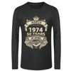 メンズTシャツ1974年50年素晴らしいシャツ1月4月4月6月8月8月8月8月11月12月