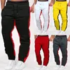 Erkekler Pantolon Erkek Sonbahar ve Kış High Street Moda Moda Gevşek Spor Çalışan Günlük Erkek Giyim Cep Pantolonları