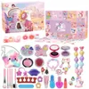 Blind Box Christmas Advent Calendar Blocks Fidget Toys Stress Relief Pink Unicorn Princess