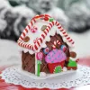 Christmas House Decorations Polymer Clay Scene Houses Hanging Pedent Creative House Ornaments Christmas Window Scene Layout Prop LL BJ