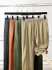 Men's Pants Summer Spring Glossy Satin Silk Cool Men Casual Streetwear Sports Plus Size Loose Trousers