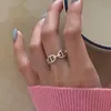 Chaine d Ancre Enchainee ring H for woman designer couple 925 silver diamond T0P Advanced Materials Gold plated 18K classic style with box 031