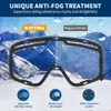 SKI Goggles Hızlı Değişiklik Lensi ile Manyetik Kayak Gözlükleri% 100 UV400 Koruma Boz Anti Snowboard Gözlük Gözlük Gkges Kadınlar 231214