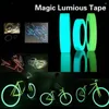 Wall Stickers 300CM Self-adhesive Luminous Tapes Home PVC Stair Door Surrounds Walkways Safety Exit Warning Glow Tape Width 10/12/15MM