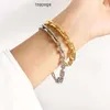 Designer Fashion argento oro Catene Collana Bracciali Set per uomo e donna Amanti del matrimonio regalo gioielli hip hop con scatola NRJ