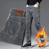 Men's Jeans 2023 Autumn Summer Denim Men Straight Stretch Regular for Man Black Classic Vintage Mens Pant Big Size 2938 40 231214