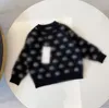 23g barn designer kläder pullover baby pojke flicka tröjor stickkläder jumper långärmad barn kappa