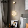 Wall Lamps Copper Light Modern Led Lamp Sconce For Living Room Bedroom Dining Kitchen Bedside 12W