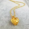 Pendants Simulation Gold Color Clavicle Necklace Women Love Pendant Sand Euro Coin Wedding Gold-plated Jewelry Does Not Fade