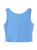 Women's Tanks Women S Y2K Ribbed Knitted V Neck Crop Tank Tops Sleeveless Low Cut Aesthetics Fitted Gym Workout