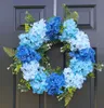 Couronnes de fleurs décoratives couronne de noël en plein air 2023 décorations de noël signes maison jardin bureau porche porte d'entrée guirlande suspendue année D