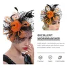 Bandanas Tea Party Hat Hat Bride Headpiece Women Bankiet nakrycie głowy Bridal Tiara sztuczny fascynator opaska na głowę moda