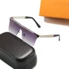 Роскошные дизайнерские мужские и женские солнцезащитные очки Louiseities Vit Adumbral UV400, классические брендовые солнцезащитные очки с металлической оправой, солнцезащитные очки высокого качества 414