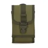 Midjepåsar Molle Man Pack Camo Oxford Tactical Multifunktionell mobiltelefonfodral Crossbody för män Små utomhus Bag219V