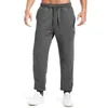 Men's Pants 1) Casual Jogging Sweatpants Winter Men Waistband Hiphop Street Trousers Breathable Outdoor Soft Navy Blue