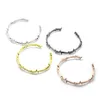 Bracelet femmes épines fil hommes manchette ouverte Pulsera titane acier Pulseras Mujer géométrique Bracelet barbelé bijoux 1291w