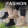 Zapatos de seguridad indestructibles para hombres, botas de seguridad para el trabajo, botas militares para exteriores, zapatos industriales antigolpes y antipinchazos, botas para hombres, botas de desierto 231215