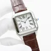 Le Menwatch Men Designer Square 39mm Leather Strap Quartz Pin Buckle Wristwatches for Ladies Watches Montre De Luxe U1 Watch