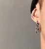 남성과 여성을위한 매번 샹들리에 스테인레스 스틸 귀걸이 간단한 힙합 금속 두꺼운 체인 랩 스타 쿨 소년 선물 20215464898