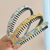 Hair Accessories Sweet Cloth Bands Women Headbands Girls Non-slip Hairband Comfy Children Hoop Teeth Comb