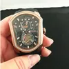 Orologi da polso Tourbillon da uomo di fascia alta Vero diamante Zaffiro Luminoso Top Cinturino in caucciù di lusso Orologi sportivi da uomo meccanici Personalizzati