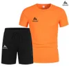 Män designer tracksuit sommar heta t short shorts s sport set märke tryck fritid mode bomull kort ner 24