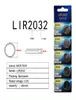 5pcspack lir2032 rechargeable battery LIR 2032 36V Liion button cell batteries Replace CR20328972691