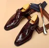 Dres Shoe Högkvalitativ handgjorda Oxford Shoe Men Business Flat Shoes Men Formell klänningskor stor storlek
