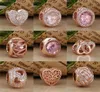 18CT Rose Gold Plated Over 925 Sterling Silver Charm Bead Fits European Jewelry Bracelets and Necklaces6477868