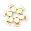 PACIFIER HOLDER CLIPS SUTOYUEN 50 PCS Baby Suspender 25mm Metal Round Soother Holder Spädbarn Nipplar Toy Clamp 231215