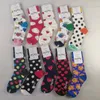 hurtowa manaman unisex kropka kwadratowa kolorowa sukienka Happy Socks Wysokiej jakości kolorowy unisex Happy Gift Socks