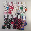 Partihandel Manwoman unisex dot fyrkantig bomull färgglada klänning Happy Socks Högkvalitet färgade unisex glada presentstrumpor