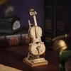 3D Puzzles Robotime Rolife 3D Wooden Puzzle Games Zestaw saksofonu bęben