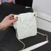 vintage designer tas vrouwen crossbody tassen ketting handtas luxe ontwerper schoudertas flip casual koppeling mini portemonnee 231215