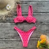 Swimwear femminile da bagno sexy micro bikini 2023 donne colorate plaid push up costume da bagno perizoma imbottito femmina taglio costume da bagno trajes de bao t231215