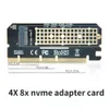 Novos adaptadores para laptop Carregadores PCIE para adaptador M2 / M.2 Adaptador adicional em cartões SATA M.2 SSD PCIE Adaptador NVME / M2 Adaptador PCIE SSD M2 para cartão SATA PCI-E Chave M + Cartões-chave B