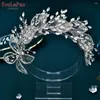 Headpieces YouLaPan Bridal Wedding Rhinestone Lace Headband Handmade Jewelry Hair Accessories Bridesmaids Gifts Crystal HP604