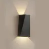 1pc 6w داخلي LED SCONCE SCONCE FINGURE لأسفل مصباح الجدار لغرفة النوم غرفة المعيشة درج 2979